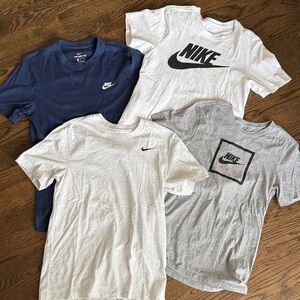 Nike Men's Short Sleeve Tees - Navy, White, Gray
